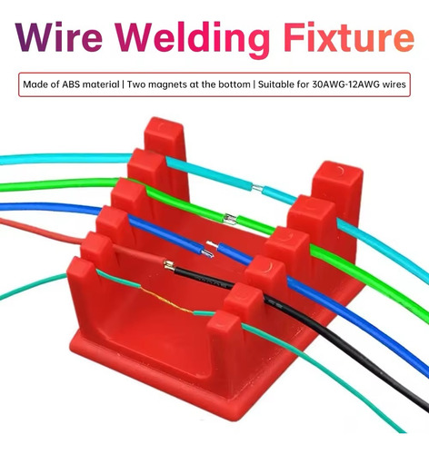 Soporte Base Para Soldar Cables Con Cautin Base Abrazaderas