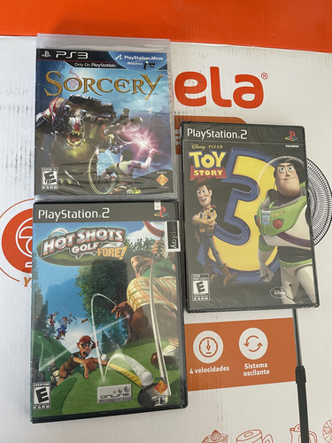Juegos De Ps2 Sellados Toy Story 3, Hot Shots Y Sorcery Ps3