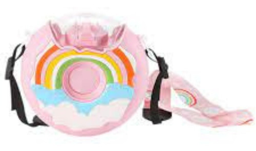 Garrafa Água 380ml Squeeze Com Canudo Antivazamento Infantil