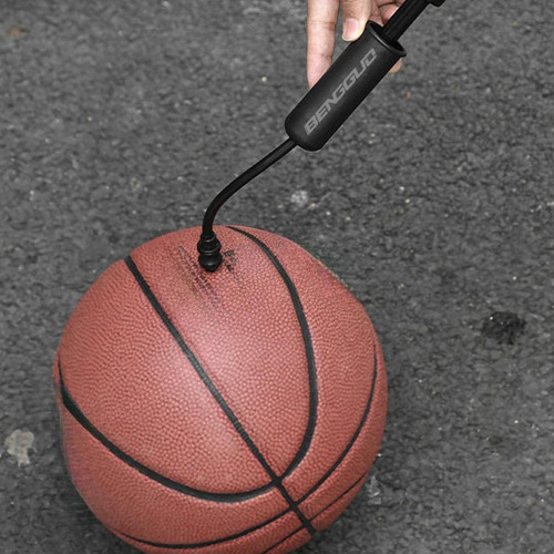 Bomba De Bola Bomba De Ar Manual Conveniente Preto E Azul
