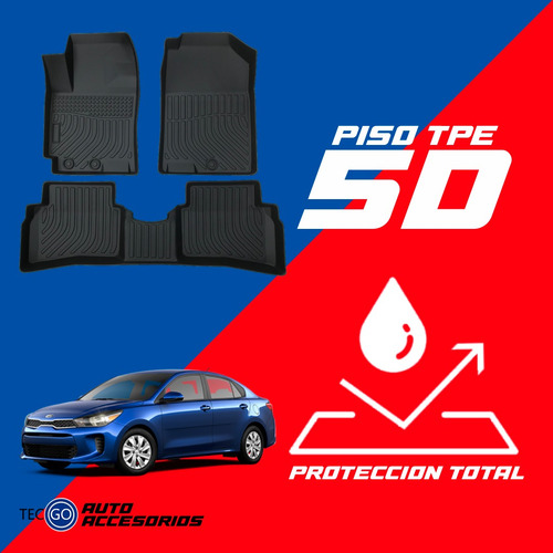 Protector Cubre Piso 5d Tpe Kia Rio 2018-2023