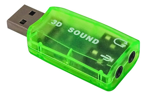 Adaptador Usb Tarjeta De Sonido Micrfono Y Audifonos