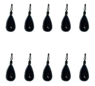 Imagen 1 de 1 de Pesca Vault 10 Pack Tungsteno Drop Shot Peso Tear