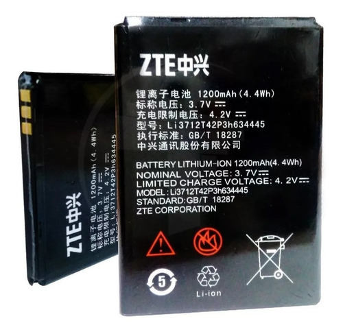 Bateria Pila Celular Zte Kiss Ii Max V815 1200 Mah