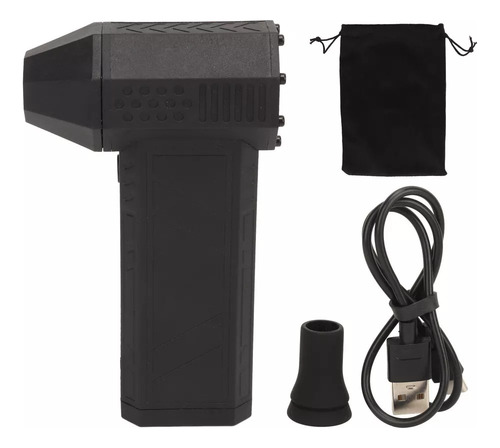 Mini Ventilador Portátil De Alta Potência Jet Fan Dry Cor Preto