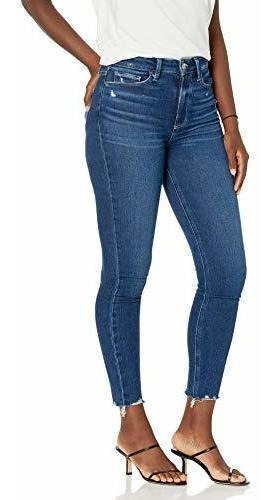 Paige Transcend Margot Ankle Zipper Jeans Para Mujer