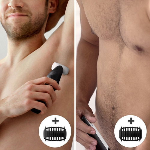 Imagen 3 de 10 de Afeitadora Depiladora Rasuradora Cortadora Masculina Cuerpo - Depilador Piernas Espalda Pecho Zonas Intimas Brazos Nuca