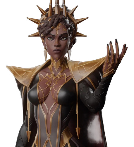 Mel Medarda Arcane Lol Game Figura Resina 24cm