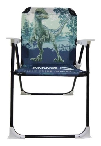 Silla De Playa Clásica  Dinosaurio Jurassic - Vamos A Jugar