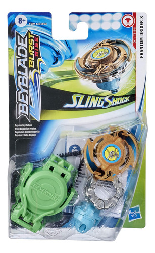 Paquete De Inicio Beyblade Burst Rise Slingshock Phantom Dri