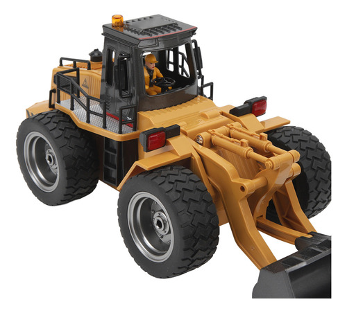 Topadora Pushdozer De 9 Canales De Aleación 1:18 De 2,4 Ghz