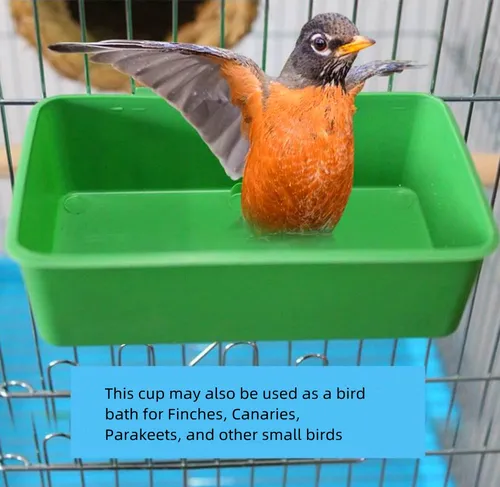 12 Comederos De Plastico Para Pajaros, Tazas De Alimentacion