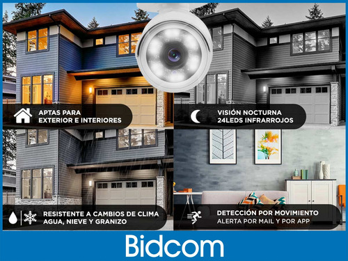 Imagen 5 de 10 de Kit De Camaras De Seguridad Dvr 4 Ip P2p Vision Nocturna Hd