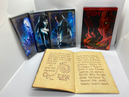 Hellboy Corte Del Director Colección De 3 Discos Y Librito