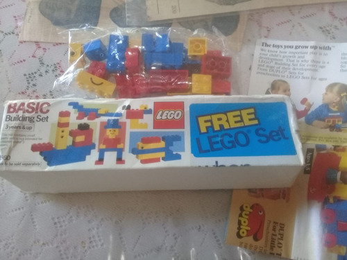 Juguetes Lego Piezas P/armar C/caja Orig.año 1985