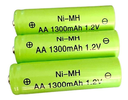 Pilas Recargables Aa Ni-mh 1.2v, 1300mah 3 Uds