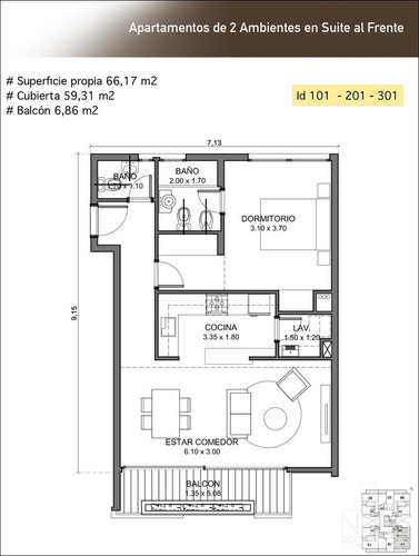Imagen 6 de 12 de 2 Ambientes En Venta - Residencias Olavarria - Ref: 1355