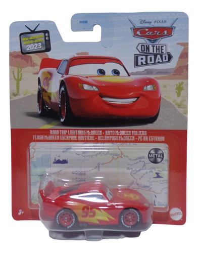Rayo Mcqueen Viajero Cars On The Road Mattel Hky34
