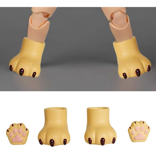 M 1 Par De Accesorios Para El Cuerpo De Manos Y Pies De Gato