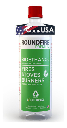 Roundfire Combustible Premium Para Chimenea De Mesa, Etanol