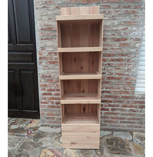 Mueble Estantería De Madera Multiuso, 5 Estantes