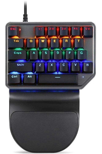 Teclado Mecânico Gamer Motospeed K27 Gamepad - Switch Blue Cor De Teclado Preto
