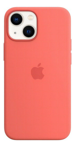 Funda De Silicona Apple Con Magsafe Para El iPhone 13 Mini Coral Pomelo Rosa