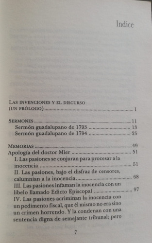 Fray Servando Teresa De Mier Libro (Usado)