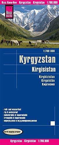 Kyrgyzstan 1: 700.000 Impermeable: Reiß- Und Wasserfest (wor