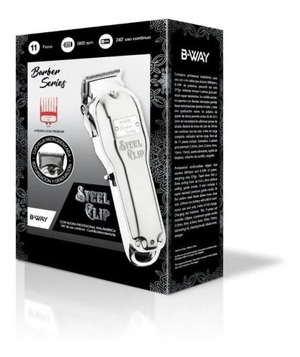 Imagen 9 de 9 de B-Way Steel Clip - Plateado - 100V/240V