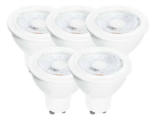 Lampara Dicroica Led Dimerizable 7w Luz Dia Tbcin Pack X5