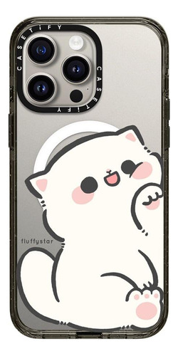 Funda Casetify Para iPhone 15 Pro Max Gatito Impreso