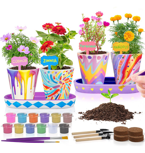 Juego De Jardinería Para Niños 4 Piezas Regalos Para Niñas