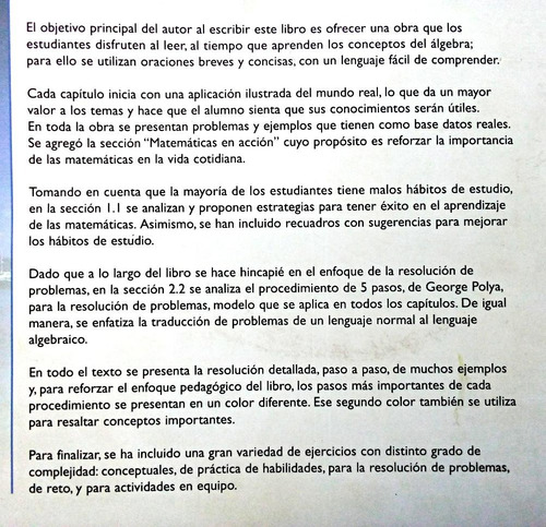 Álgebra Intermedia - Allen R. Angel Pearson Educación (Usado)