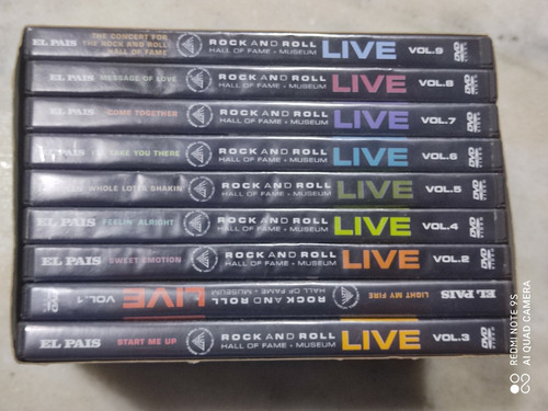 9 Dvd's Rock And Roll Hall Of Fame Live Colección Limitada