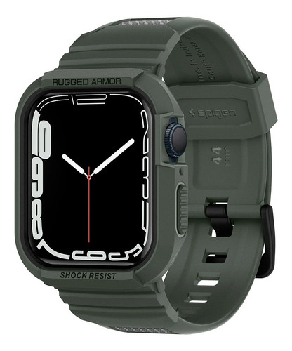 Case Y Correa Spigen Compatible Con Apple Watch 44mm Verde