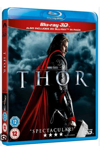 Thor 1 En Disco Bluray 3d En Alta Definición Full H D 