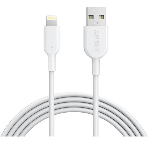 Imagem 1 de 6 de Cabo Powerline Ii iPhone E iPad 1.8 M Anker - Branco