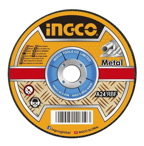 Disco Cortar Ingco Metal 4.1/2   X 3/64  X 7/8  