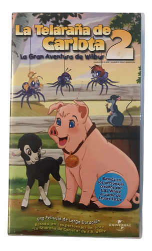 Vhs La Telaraña De Carlota 2 La Gran Aventura De Wilbur