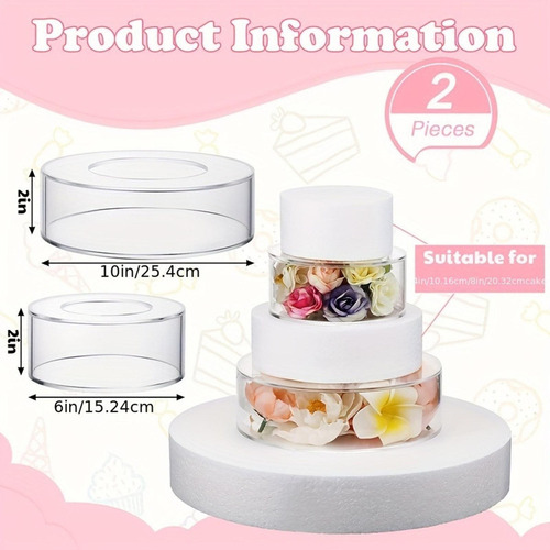 Cilindro De Cilindros De Caja De Pastel Más Relleno
