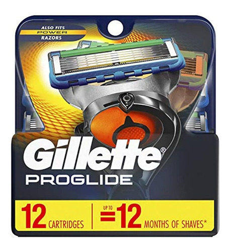 Cuchillas De Afeitar Gillette Fusion5 Proglide Para Hombres