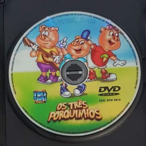 その他 Wonder Toons 3 [DVD] Dvd Os 3 Três Porquinhos Impecável Video Toons Original