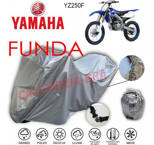 Funda Cubierta Lona Moto Cubre Yamaha Yz250 F