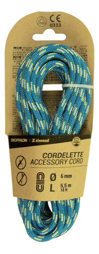 Cordino Escalada Y Alpinismo 6 Mm X 5,5 M - Azul