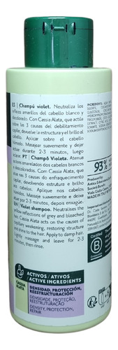 Shampoo Matizador Violet Anti Amarillo Cuidado Color 260 Ml