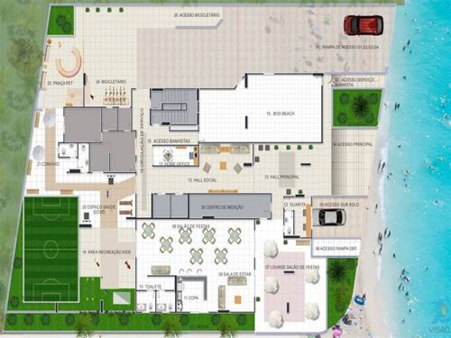 Imagem 15 de 30 de Apartamento, 2 Dorms Com 120.11 M² - Campo Da Aviacao - Praia Grande - Ref.: Ter14 - Ter14