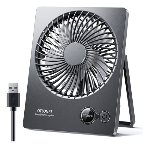 Otlonpe Pequeno Ventilador De Escritorio Usb, Ventilador De