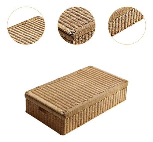 Caja De Almacenamiento Debajo De La Cama De Ratta,