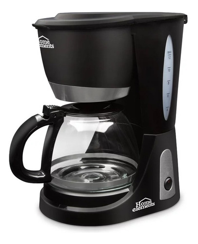 Cafetera Electrica Home Element Negra 12 Tazas